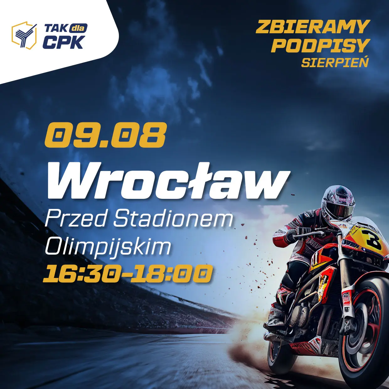 TakDlaCPK - Akcja Zbierania Podpisów