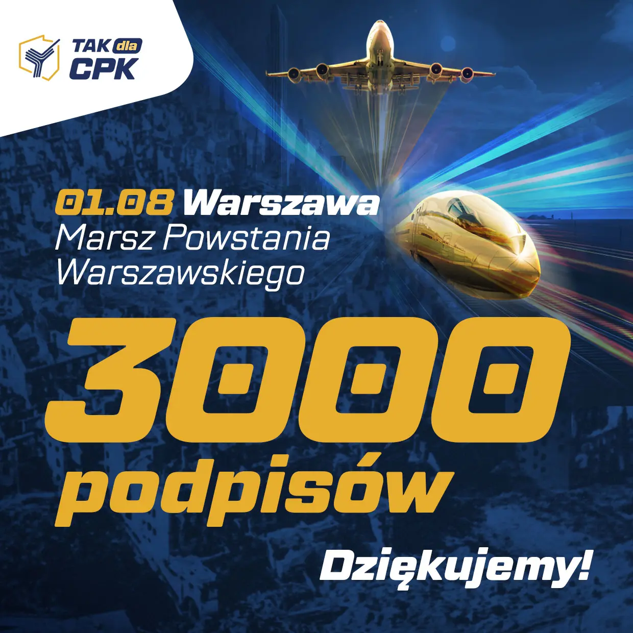 TakDlaCPK - Akcja Zbierania Podpisów